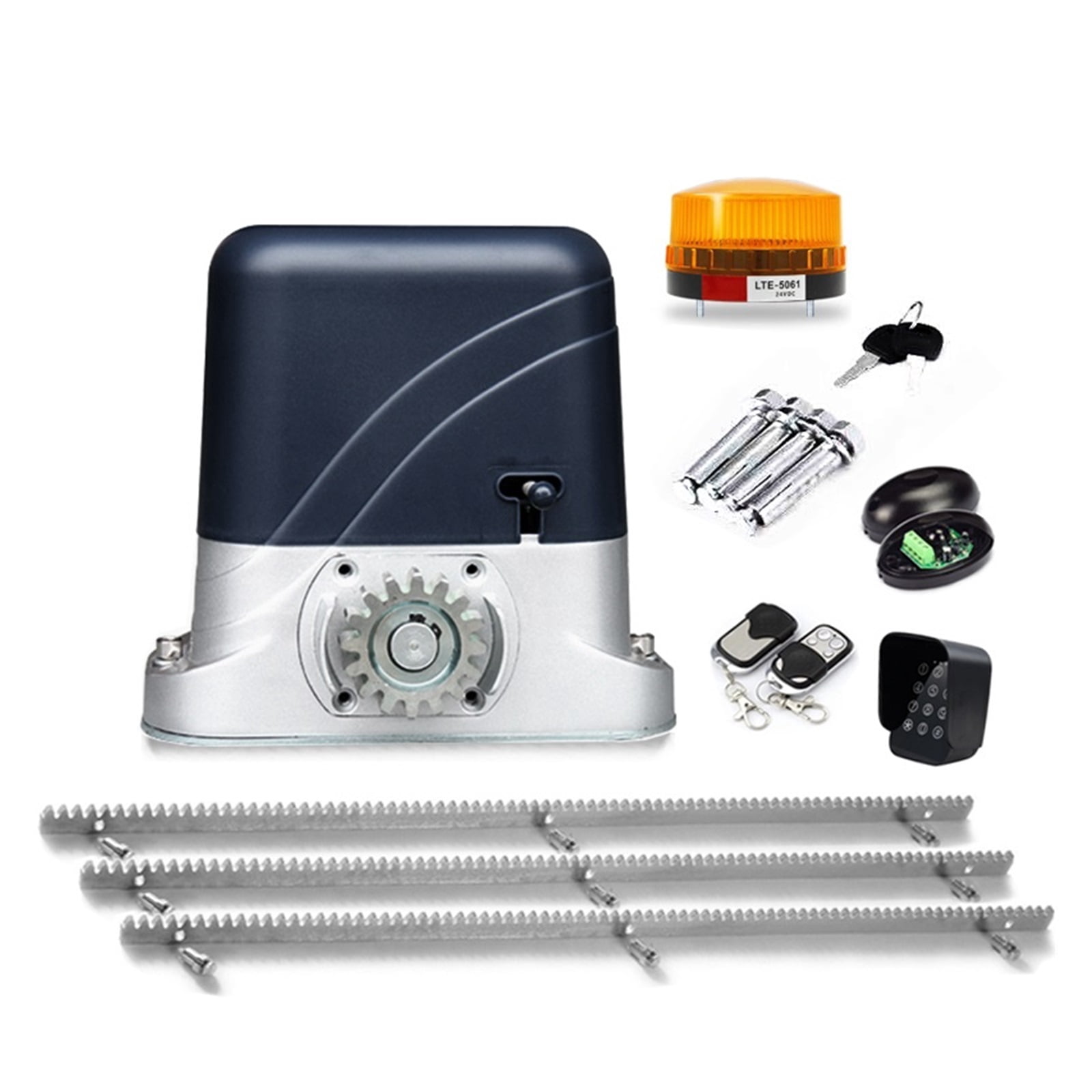 Basic Model Sliding Gate Opener AC600KG 1400LBS With 6 Meters Steel ...