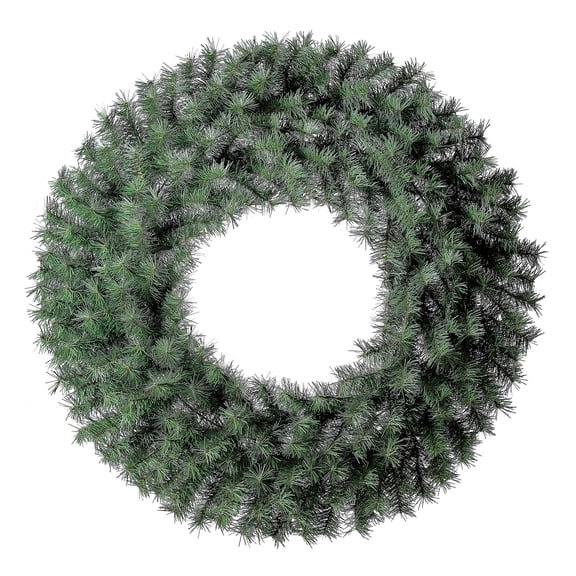 Basic Nonlit Green Artificial Christmas Wreath, 36", by Holiday Time (Green)