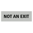 thumbnail image 1 of Basic Not An Exit Sign (Lt Gray) - Large, 1 of 5
