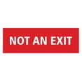thumbnail image 1 of Basic Not An Exit Sign (Red) - Medium, 1 of 5