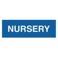 thumbnail image 1 of Basic Nursery Sign (Blue) - Small, 1 of 5