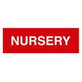 thumbnail image 1 of Basic Nursery Sign (Red) - Large, 1 of 5