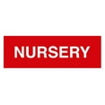 thumbnail image 1 of Basic Nursery Sign (Red) - Medium, 1 of 5