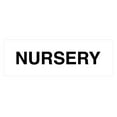 thumbnail image 1 of Basic Nursery Sign (White) - Small, 1 of 5