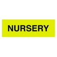 thumbnail image 1 of Basic Nursery Sign (Yellow / Black) - Small, 1 of 5
