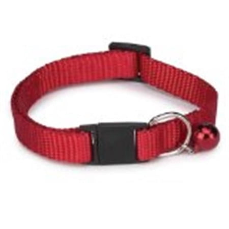 Basic Nylon Cat Collar 8-12 In Red