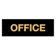 thumbnail image 1 of Basic Office Sign (Black /Gold) - Small, 1 of 5