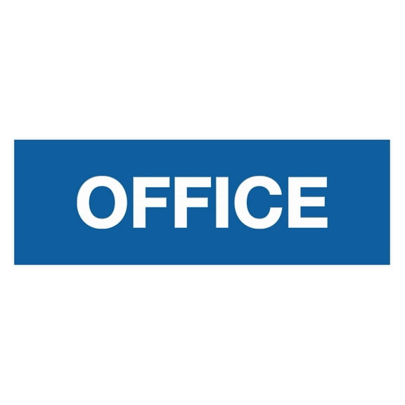 Basic Office Sign (Blue) - Medium