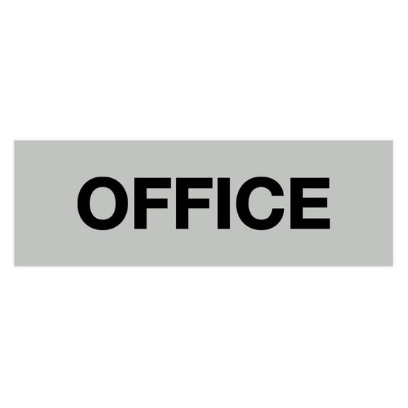 Basic Office Sign (Lt Gray) - Large