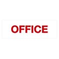 thumbnail image 1 of Basic Office Sign (White/Red) - Large, 1 of 5