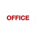 thumbnail image 1 of Basic Office Sign (White/Red) - Small, 1 of 5