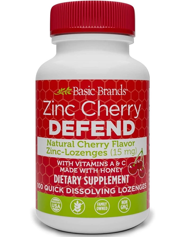 Basic Organics Basic Organics Zinc Lozenges, 100 ea