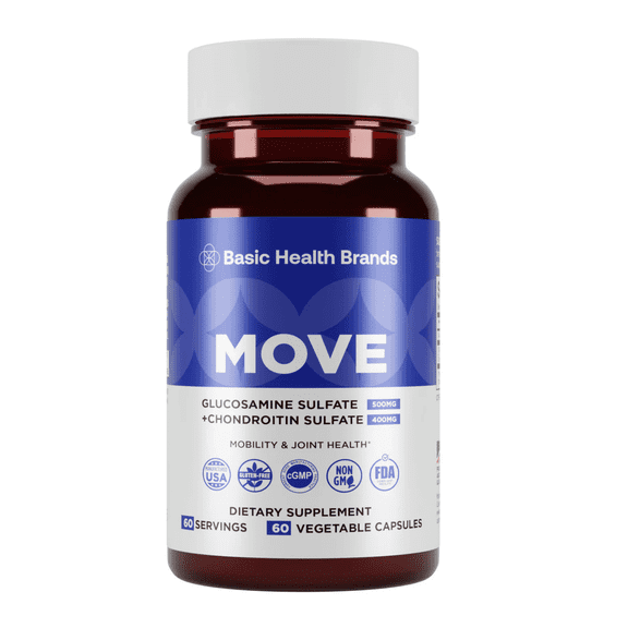 Basic Health Brands Glucosamine Chondroitin - 60 Capsules