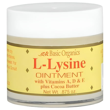 Basic Organics L-Lysine Ointment - 0.9 oz