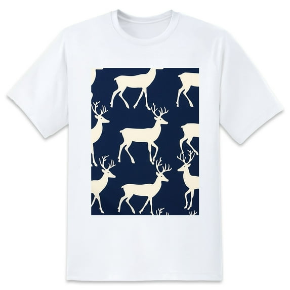 Basic Oversize Tees For WomenAntelope Loose Boyfriend Shirts Casual Blouse round neck