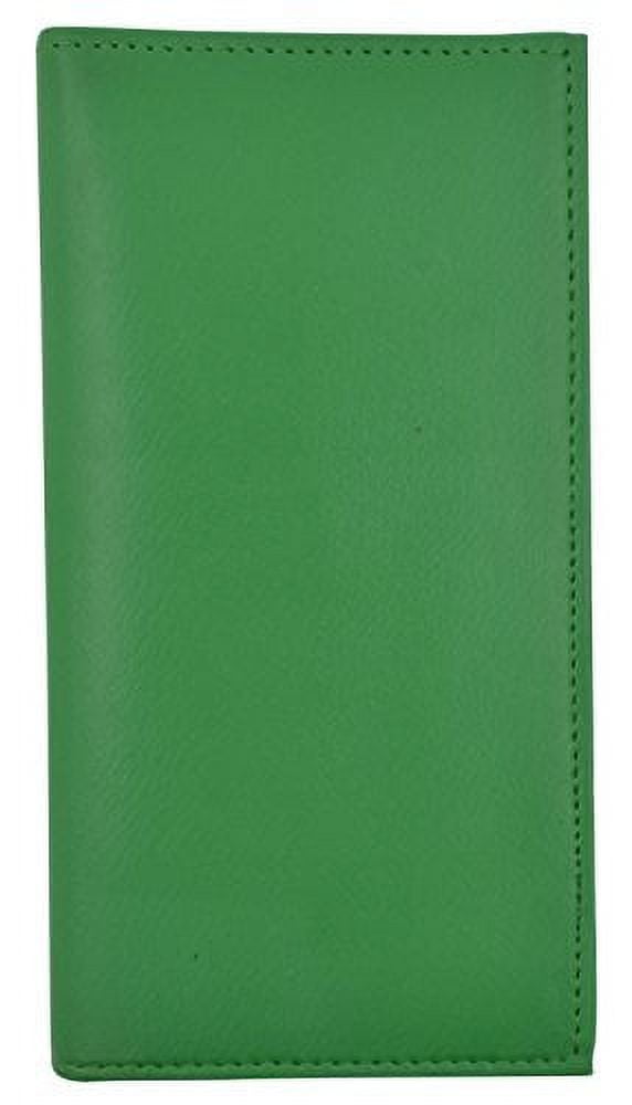 Basic PU Leather Checkbook Covers NEW COLORS (Green) - Walmart.com