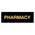 thumbnail image 1 of Basic Pharmacy Sign (Black /Gold) - Small, 1 of 5