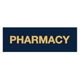 thumbnail image 1 of Basic Pharmacy Sign (Navy Blue/Gold) - Small, 1 of 5
