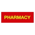 thumbnail image 1 of Basic Pharmacy Sign (Red/Yellow) - Large, 1 of 5