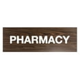 thumbnail image 1 of Basic Pharmacy Sign (Walnut) - Small, 1 of 5