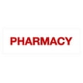 thumbnail image 1 of Basic Pharmacy Sign (White/Red) - Large, 1 of 5