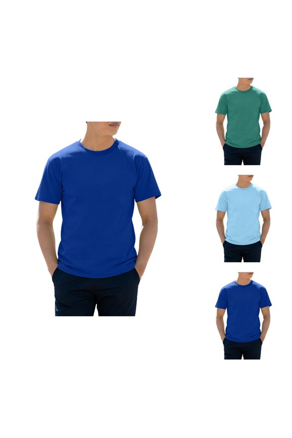 Basic Plain T Shirts for Man 2026 Summer Casual Lightweight Breathable Short Sleeve Crewneck Tee Shirt