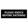 thumbnail image 1 of Basic Please Knock Before Entering (Black / Silver) - Small, 1 of 5
