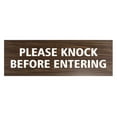 thumbnail image 1 of Basic Please Knock Before Entering (Walnut) - Small, 1 of 5