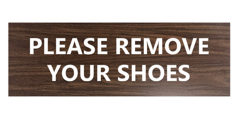 basic-please-remove-your-shoes-sign-walnut-small-walmart-com for Free Printable Please Remove Your Shoes Sign Printable Basic Please Remove Your Shoes Sign (Walnut) - Small - Walmart.com for Free Printable Please Remove Your Shoes Sign Printable