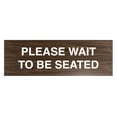 thumbnail image 1 of Basic Please Wait To Be Seated (Walnut) - Small, 1 of 5