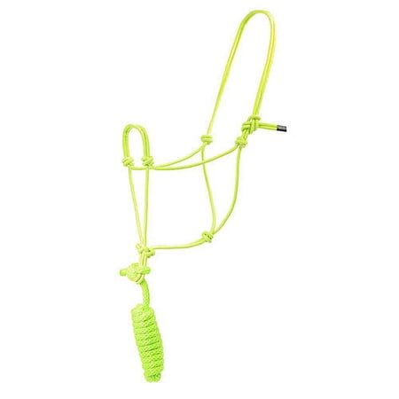 Hilason 8 Ft. Basic Two-Toned Poly Rope Halter – Durable & Lightweight