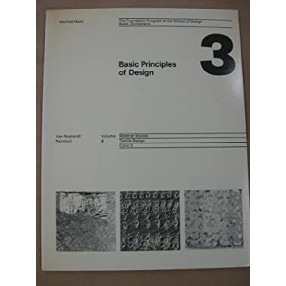 Pre-Owned Basic Principles of Design 3 (Paperback) 0442249799 9780442249793