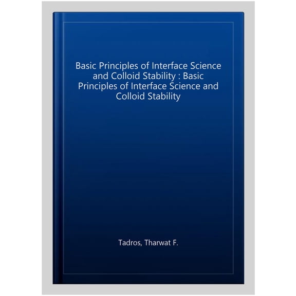Basic Principles of Interface Science and Colloid Stability