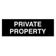 thumbnail image 1 of Basic Private Property Sign (Black) - Small, 1 of 5
