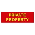 thumbnail image 1 of Basic Private Property Sign (Red/Yellow) - Small, 1 of 5