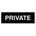 thumbnail image 1 of Basic Private Sign (Black) - Large, 1 of 5