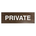 thumbnail image 1 of Basic Private Sign (Walnut) - Small, 1 of 5