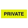 thumbnail image 1 of Basic Private Sign (Yellow / Black) - Small, 1 of 5