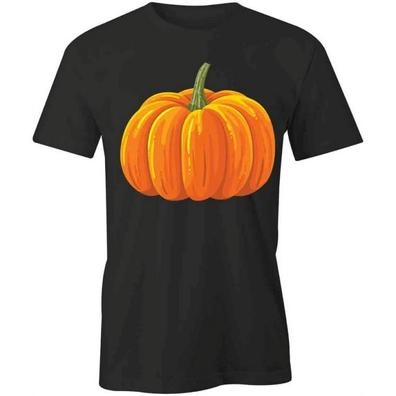 Basic Pumpkin T-Shirt | Cute Autumn Black Tee Gift