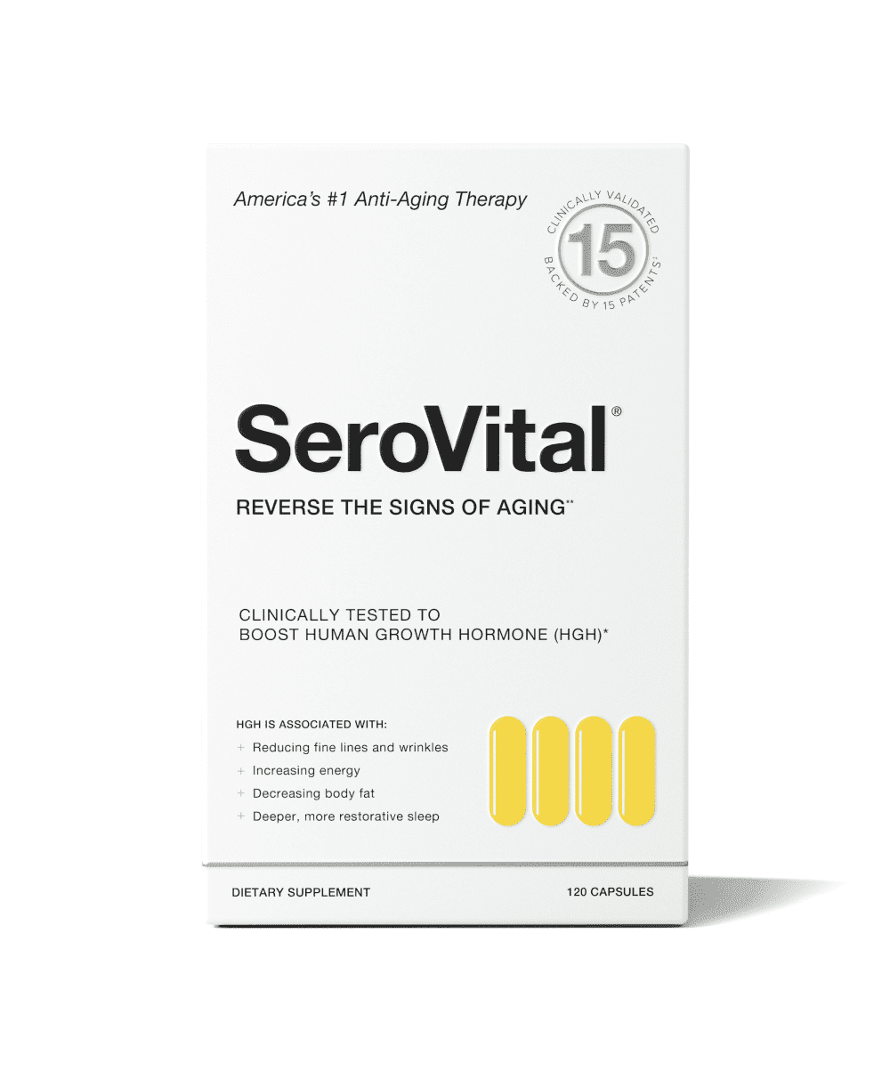 Serovital-hgh Anti-Aging Supplement Capsules, 120 Ct