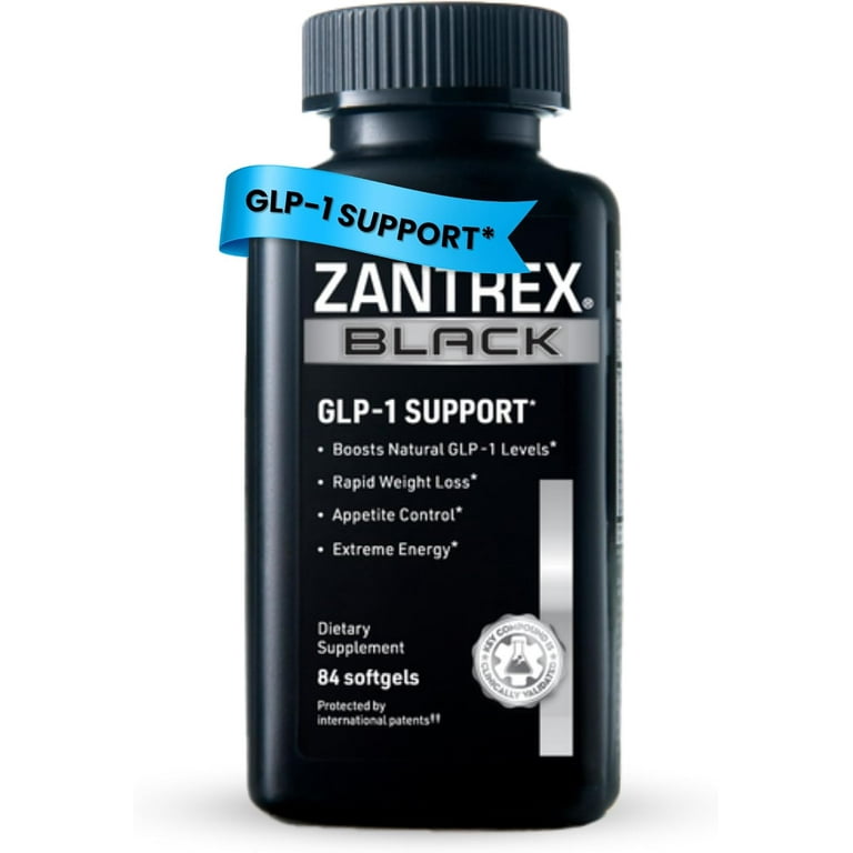 Zantrex Black Weight Loss Supplement, Rapid Energy Formula, 84