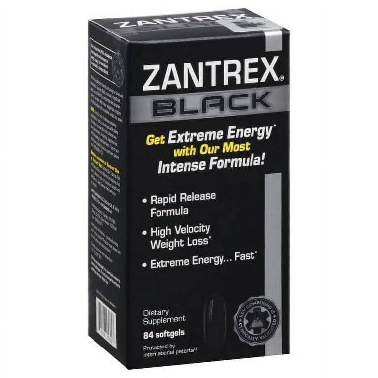 Zantrex Black Weight Loss Supplement, Rapid Energy Formula