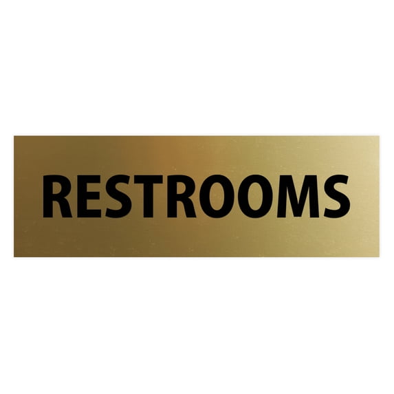 Basic Restrooms (Brushed Gold) - Small