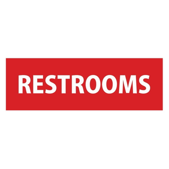 Basic Restrooms (Red) - Large