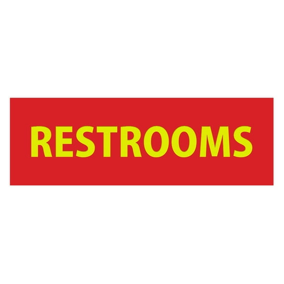 Basic Restrooms (Red/Yellow) - Medium