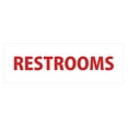 thumbnail image 1 of Basic Restrooms (White/Red) - Large, 1 of 5