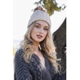 thumbnail image 1 of Basic Ribbed Pom Beanie, 1 of 9