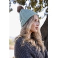 thumbnail image 1 of Basic Ribbed Pom Beanie, 1 of 9