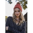 thumbnail image 1 of Basic Ribbed Pom Beanie, 1 of 9