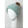 thumbnail image 1 of Basic Ribbed Pom Beanie, 1 of 9